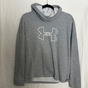 NWOT…Under Armour Heather Gray Pullover